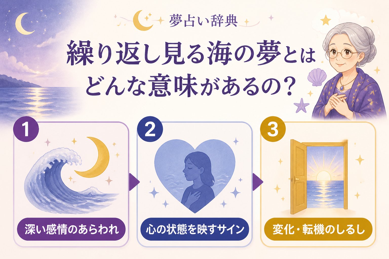 夢占い 繰り返し見る海の夢とはどんな意味があるの?