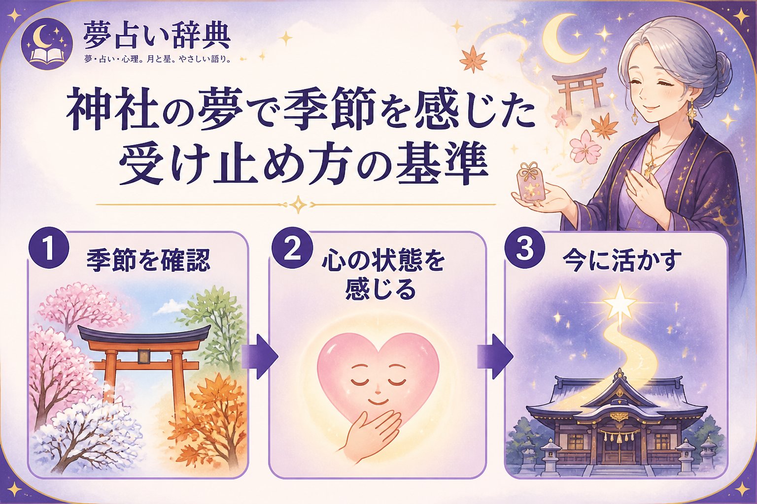 スピリチュアル 神社の夢で季節を感じた受け止め方の基準