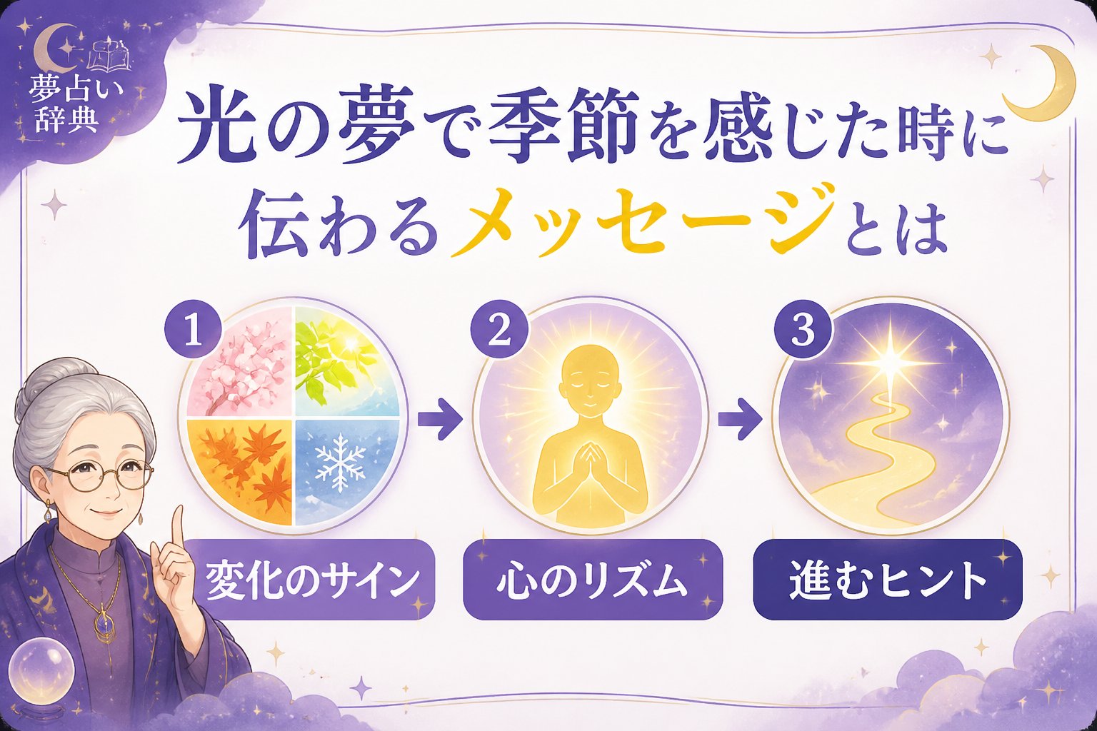 スピリチュアル 光の夢で季節を感じた時に伝わるメッセージとは