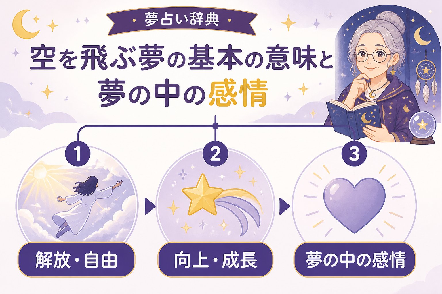 夢占い 空を飛ぶ夢の基本の意味と夢の中の感情
