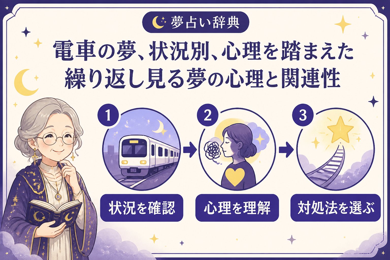 夢占い 電車の夢、状況別、心理を踏まえた繰り返し見る夢の心理と関連性