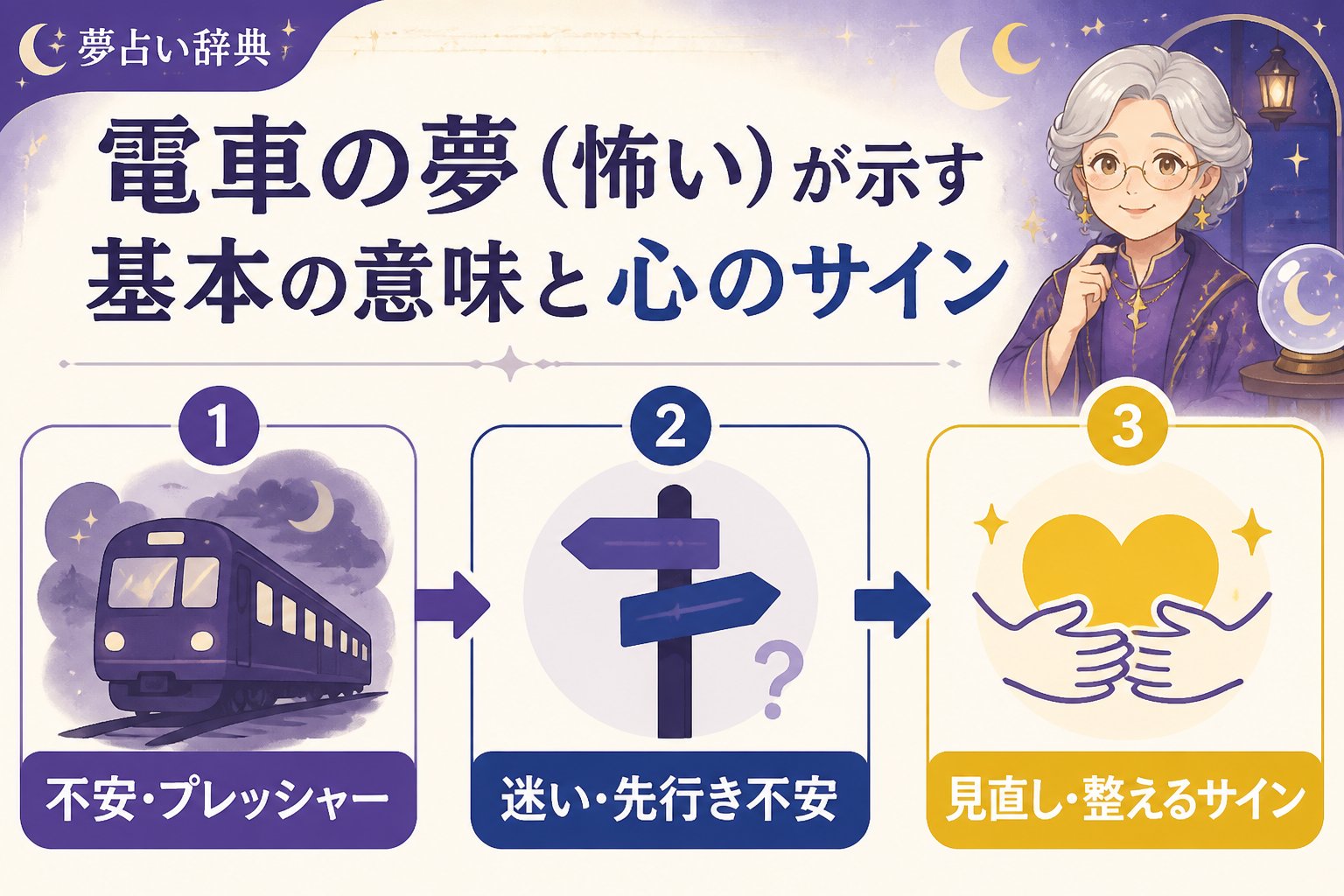 夢占い 電車の夢、怖い、暗示を含む夢が示す基本の意味と心のサイン