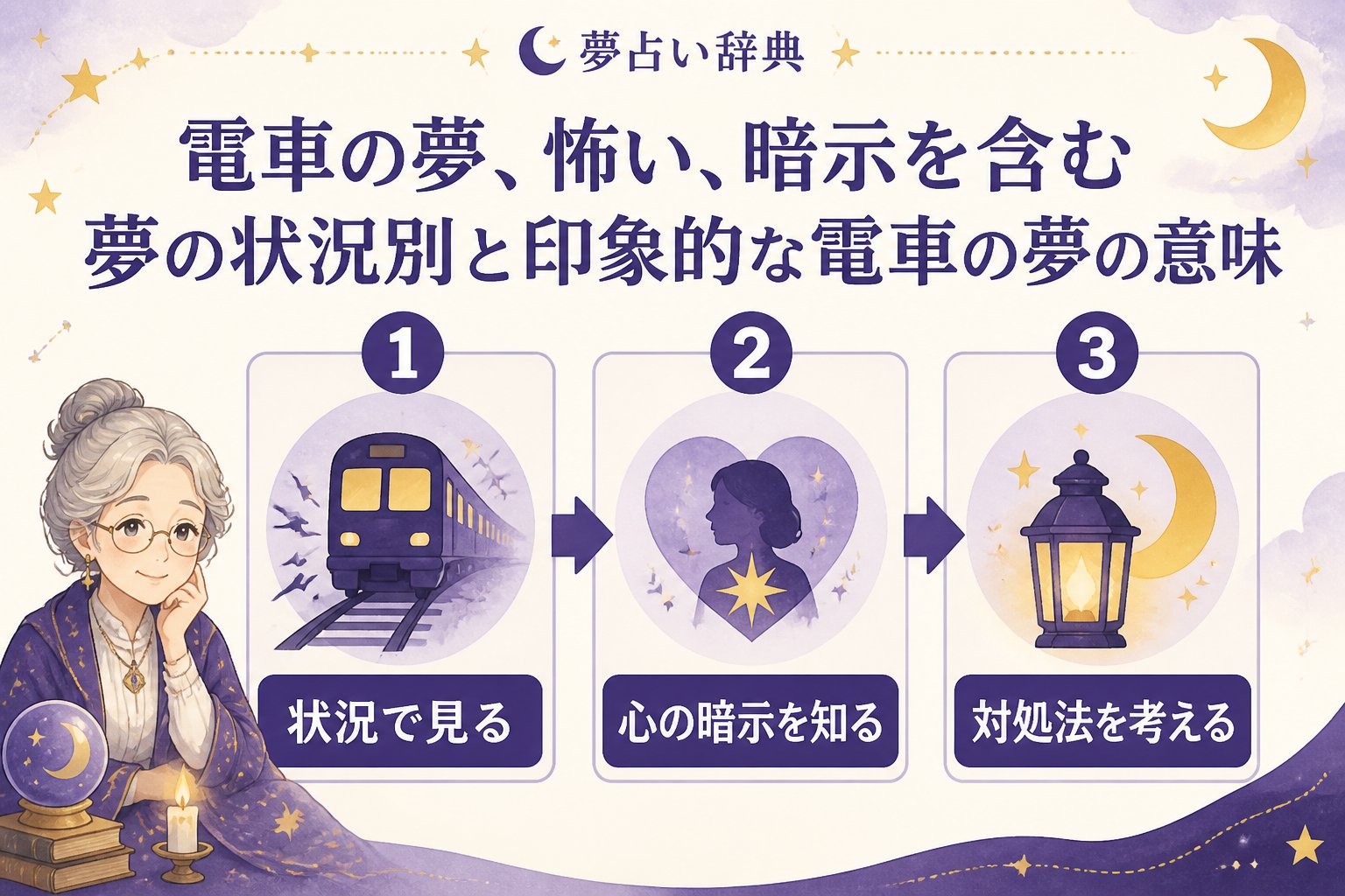 夢占い 電車の夢、怖い、暗示を含む夢の状況別と印象的な電車の夢の意味