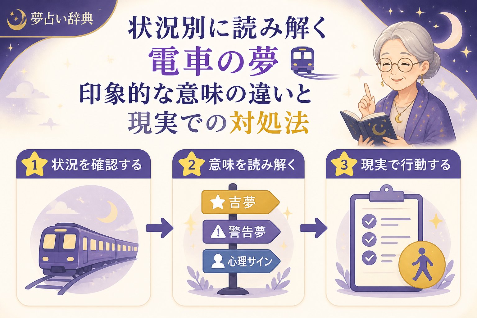 夢占い 状況別に読み解く電車の夢印象的意味の違いと現実での対処法