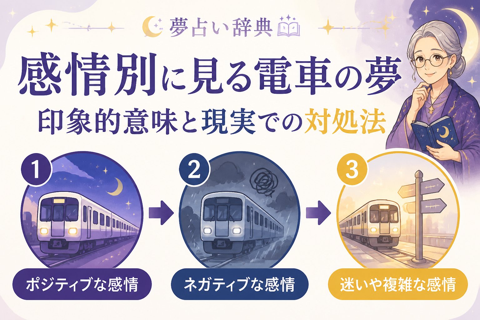 夢占い 感情別に見る電車の夢印象的意味と現実での対処法