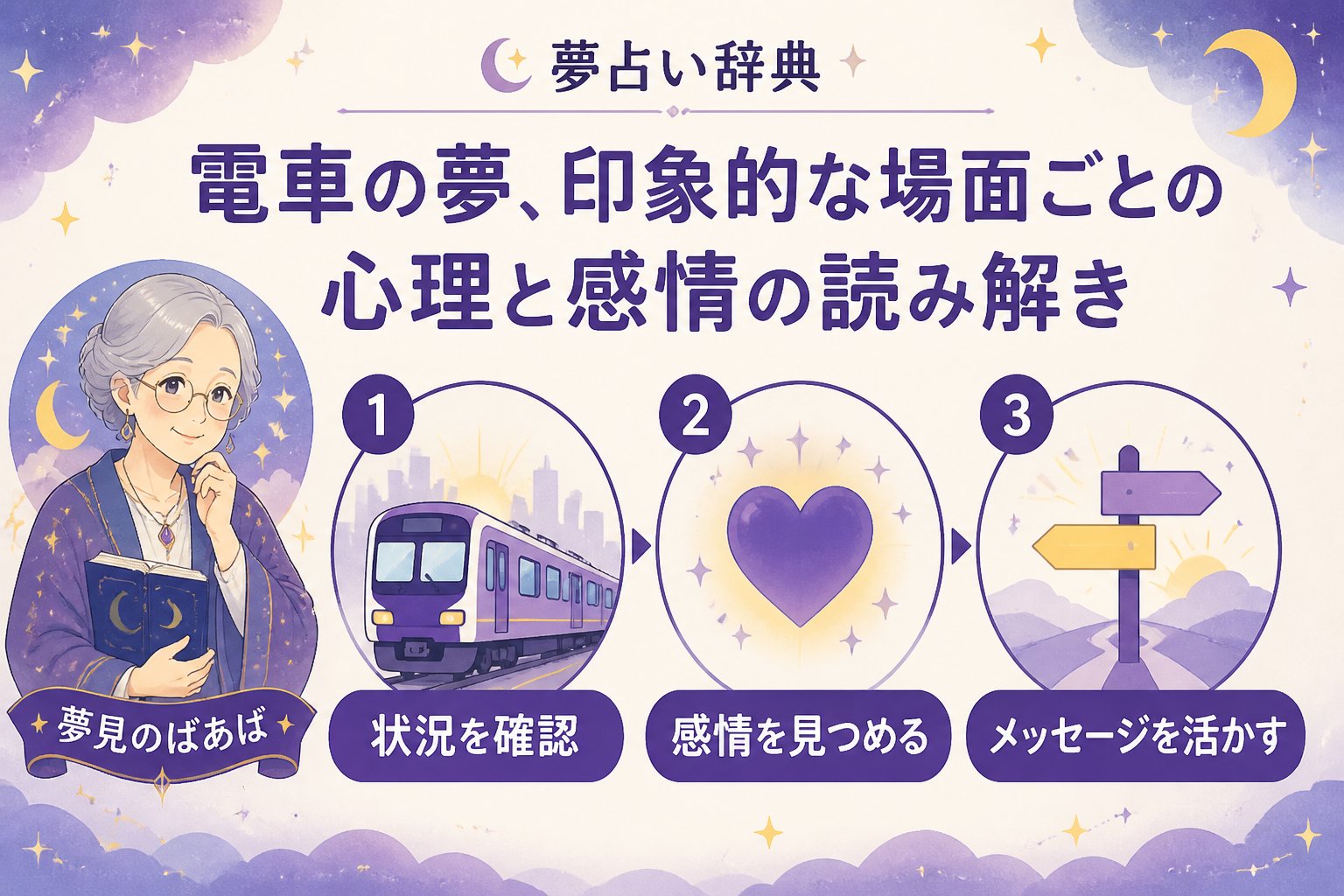 夢占い 電車の夢、印象的な場面ごとの心理と感情の読み解き