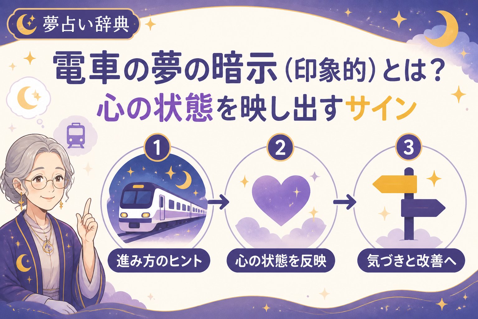 夢占い 電車の夢の暗示(印象的)とは?心の状態を映し出すサイン