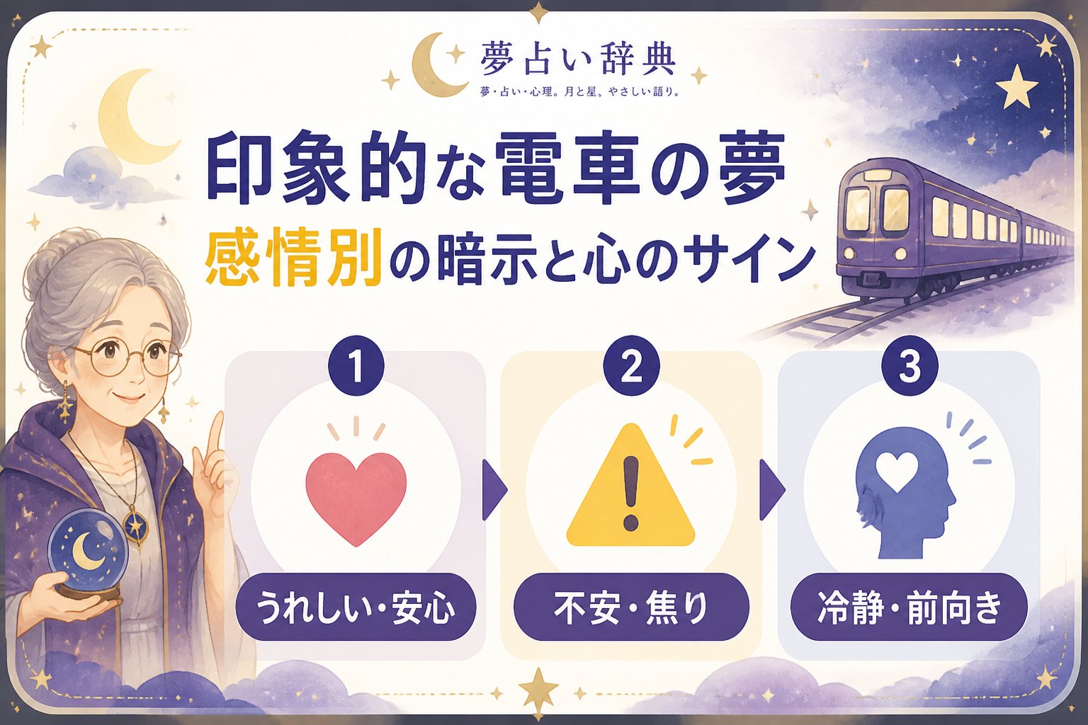 夢占い 印象的な電車の夢における感情別の暗示と心のサイン