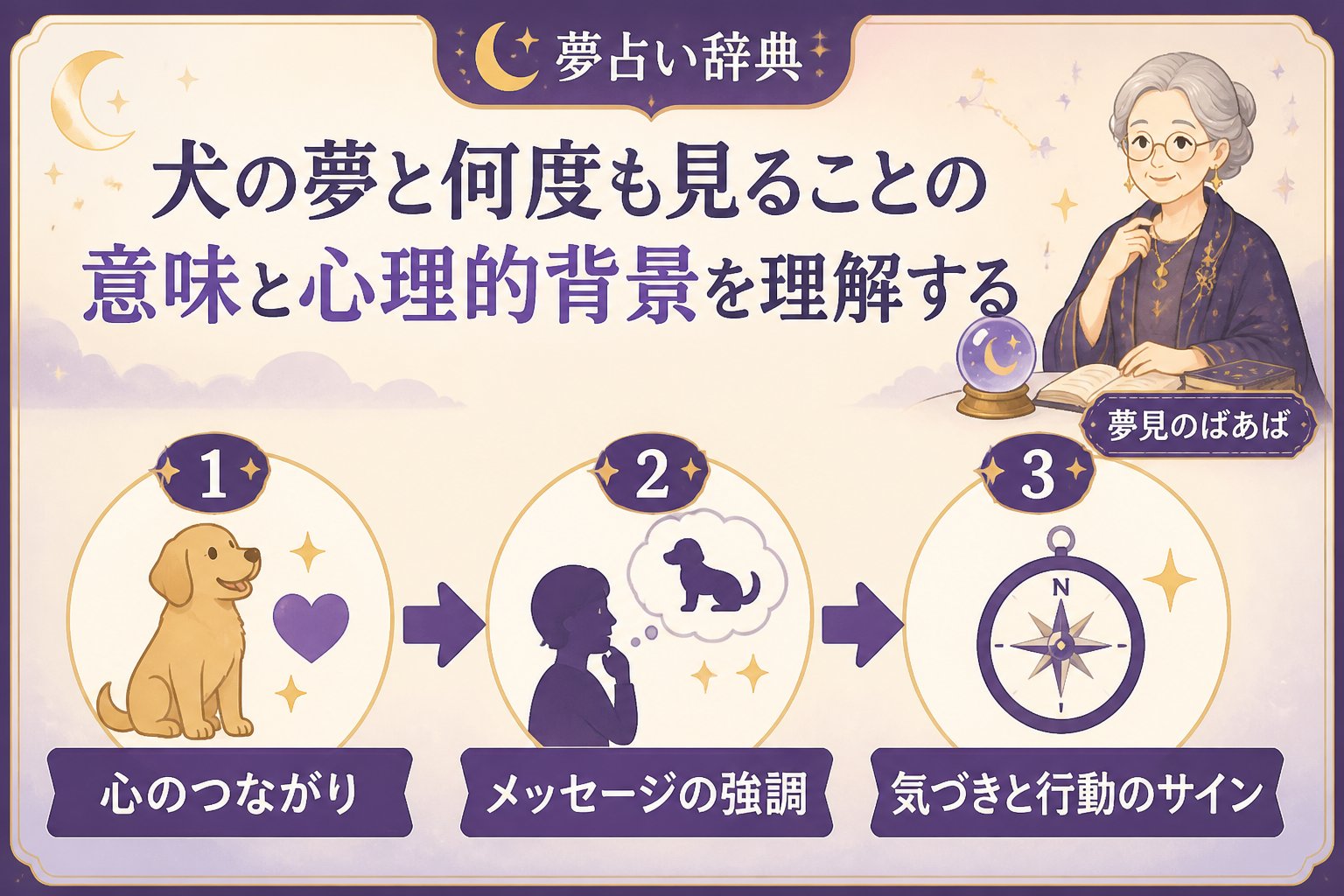 夢占い 犬の夢と何度も見ることの意味と心理的背景を理解する
