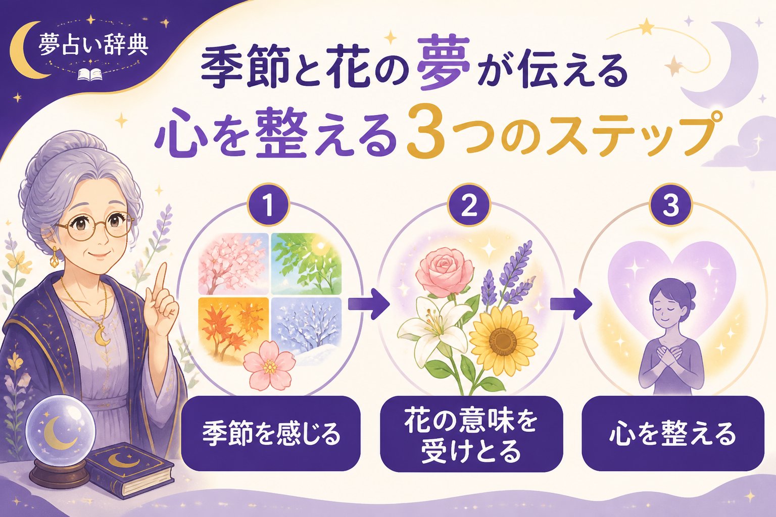 スピリチュアル 夢の中で感じる季節と花が象徴する意味