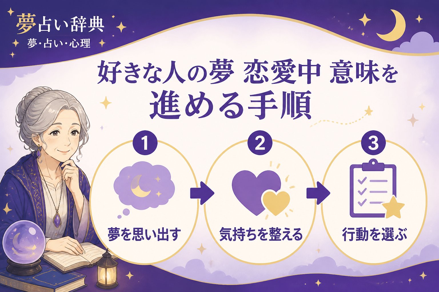 運勢 好きな人の夢 恋愛中 意味を進める手順