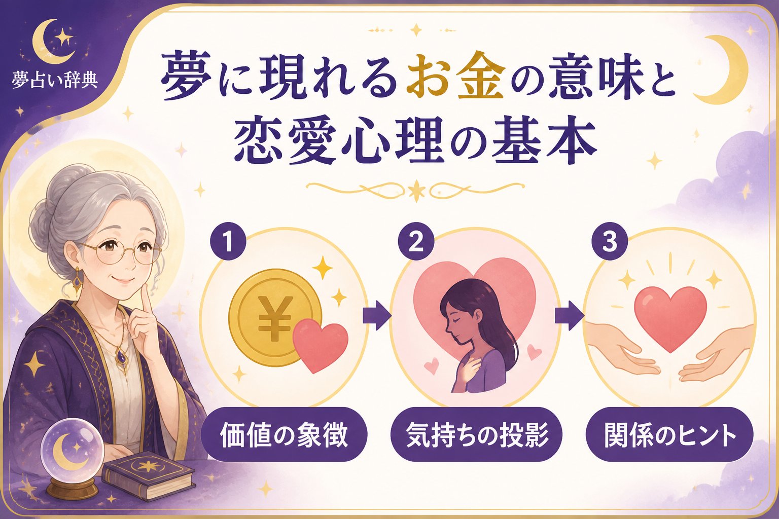 運勢 夢に現れるお金の意味と恋愛心理の基本