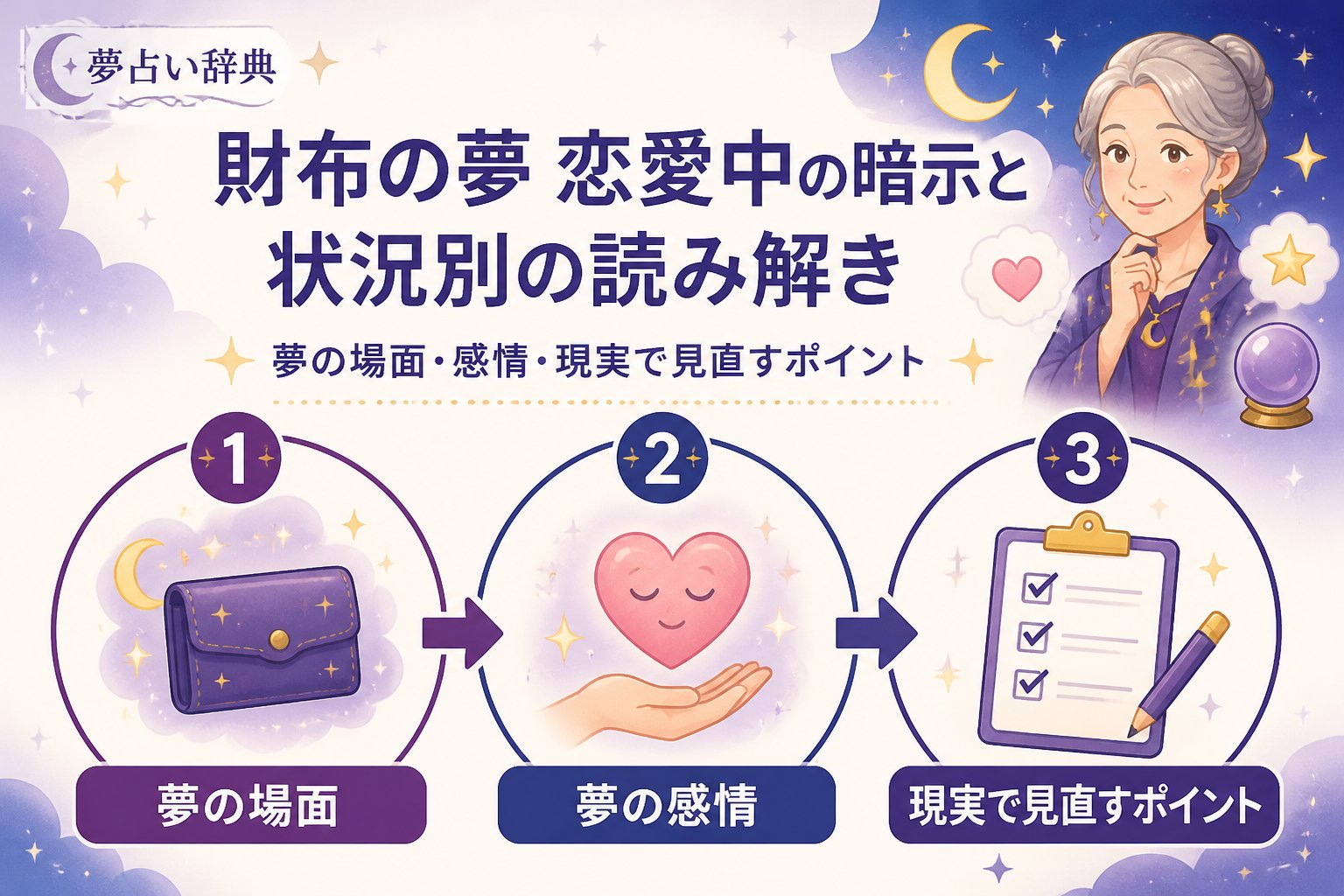 運勢 財布の夢恋愛中暗示と状況別の読み解き、夢の場面・感情・現実で見直すポイント