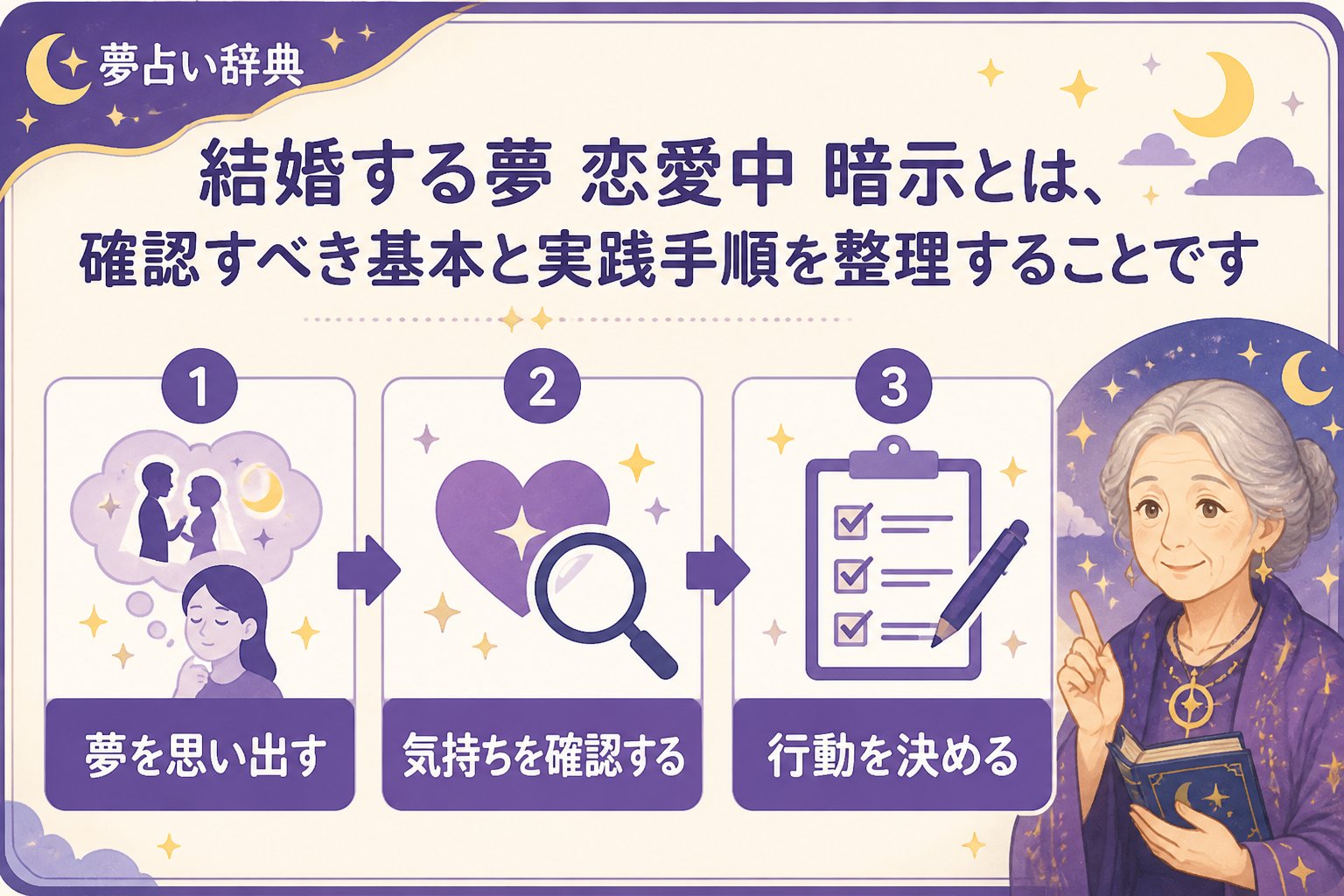 運勢 結婚する夢 恋愛中 暗示とは、確認すべき基本と実践手順を整理することです