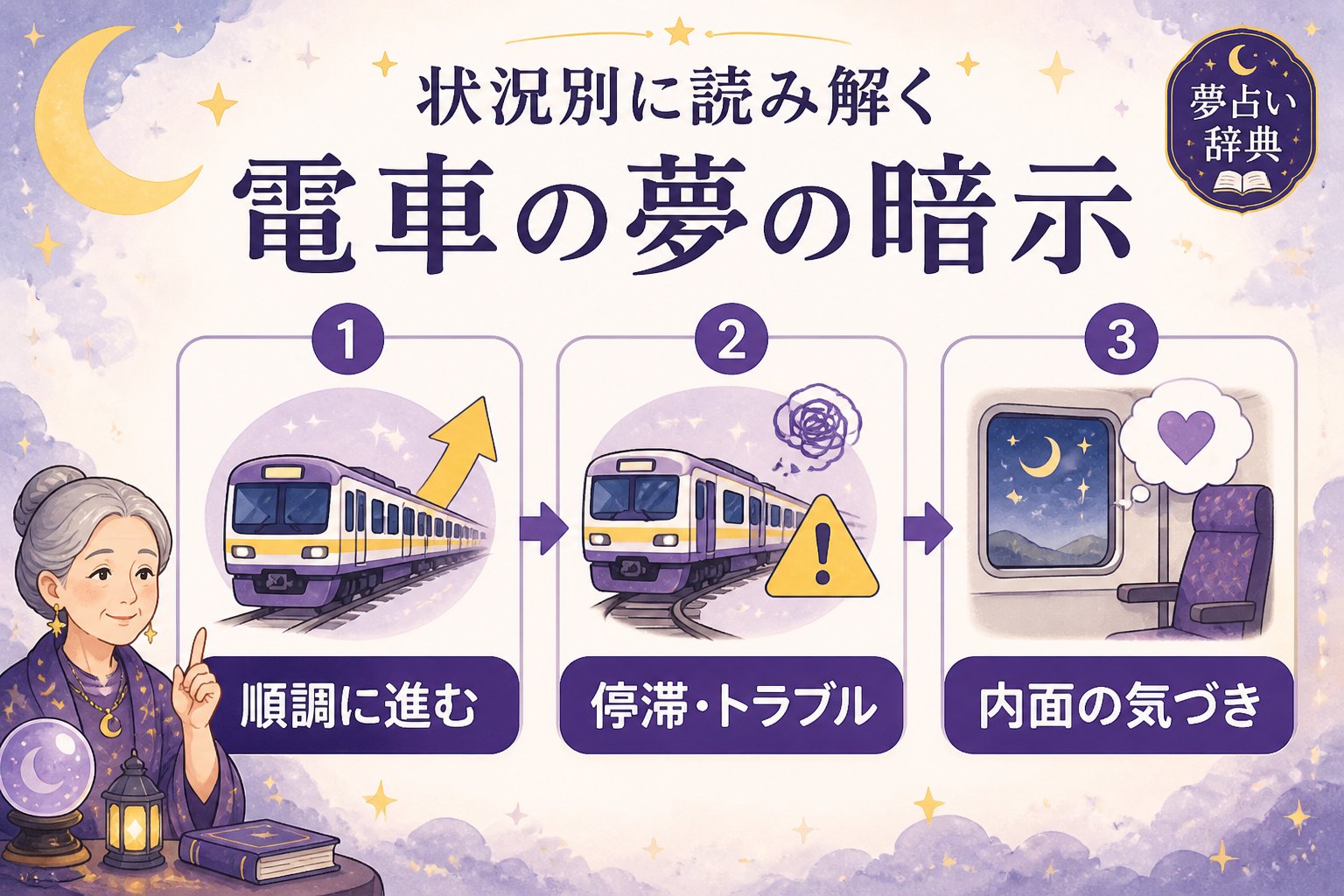 夢占い 状況別に読み解く電車の夢の暗示