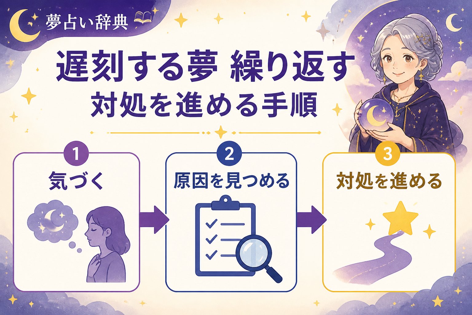 心理 遅刻する夢 繰り返す 対処を進める手順