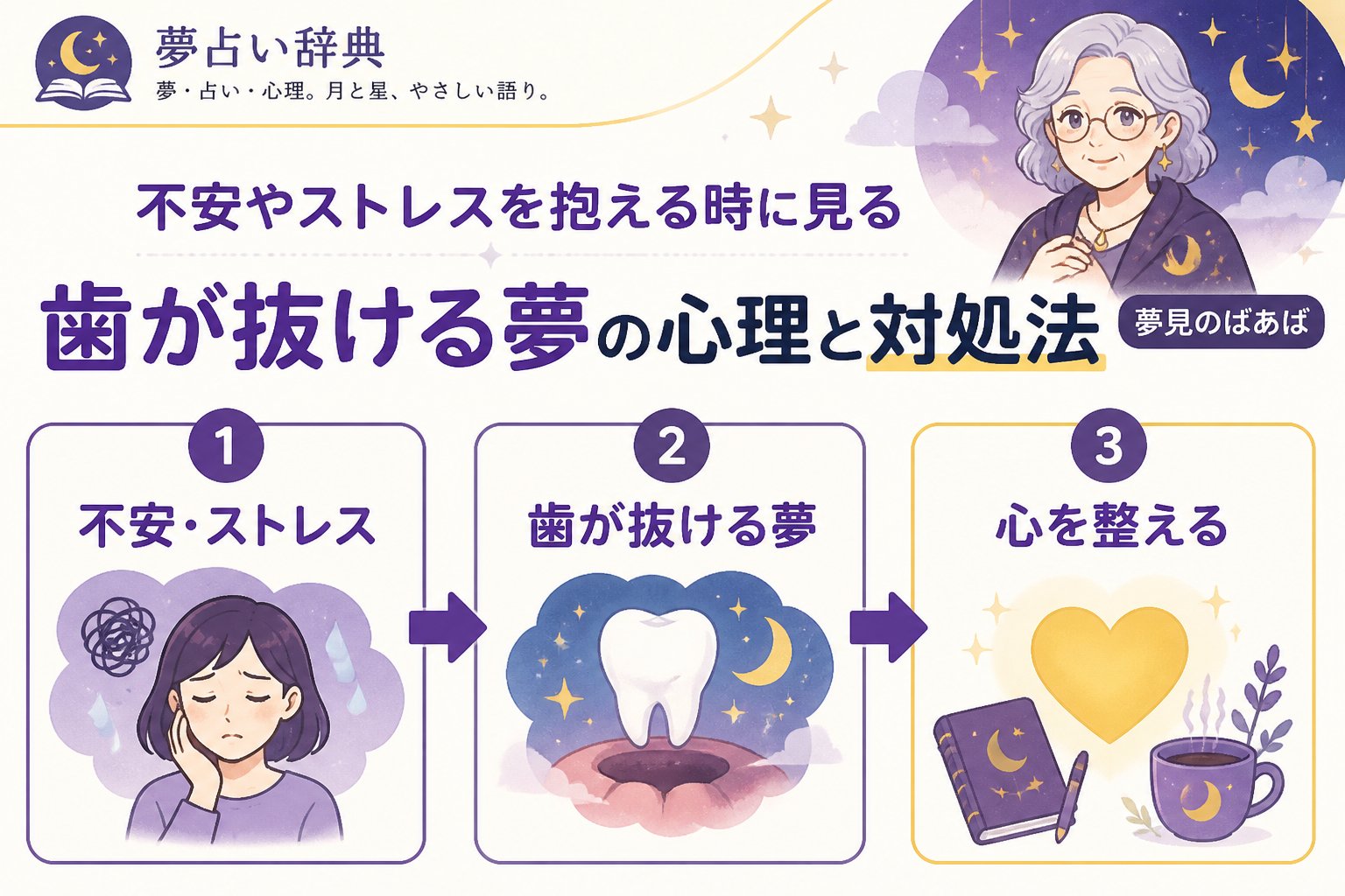 心理 不安やストレスを抱える時に見る歯が抜ける夢の心理と対処法