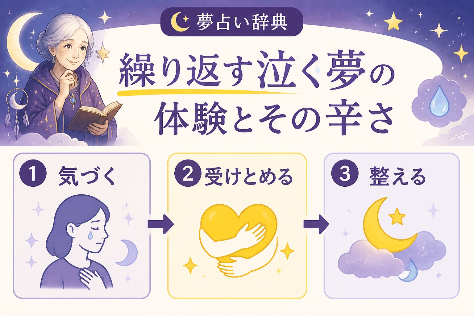心理 繰り返す泣く夢の体験とその辛さ