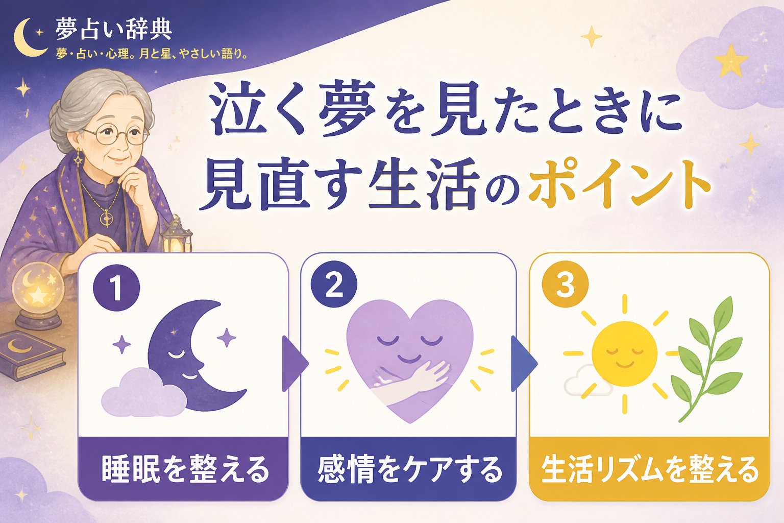 心理 泣く夢を見たときに見直す生活のポイント