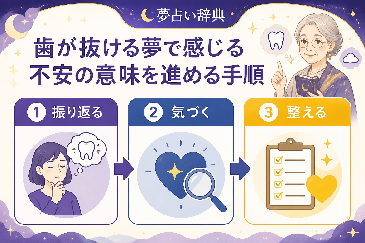 心理 歯が抜ける夢で感じる不安の意味を進める手順