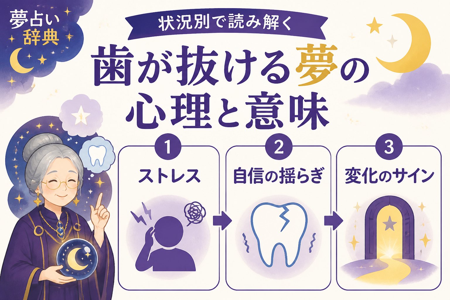 心理 状況別で読み解く歯の夢の心理と意味