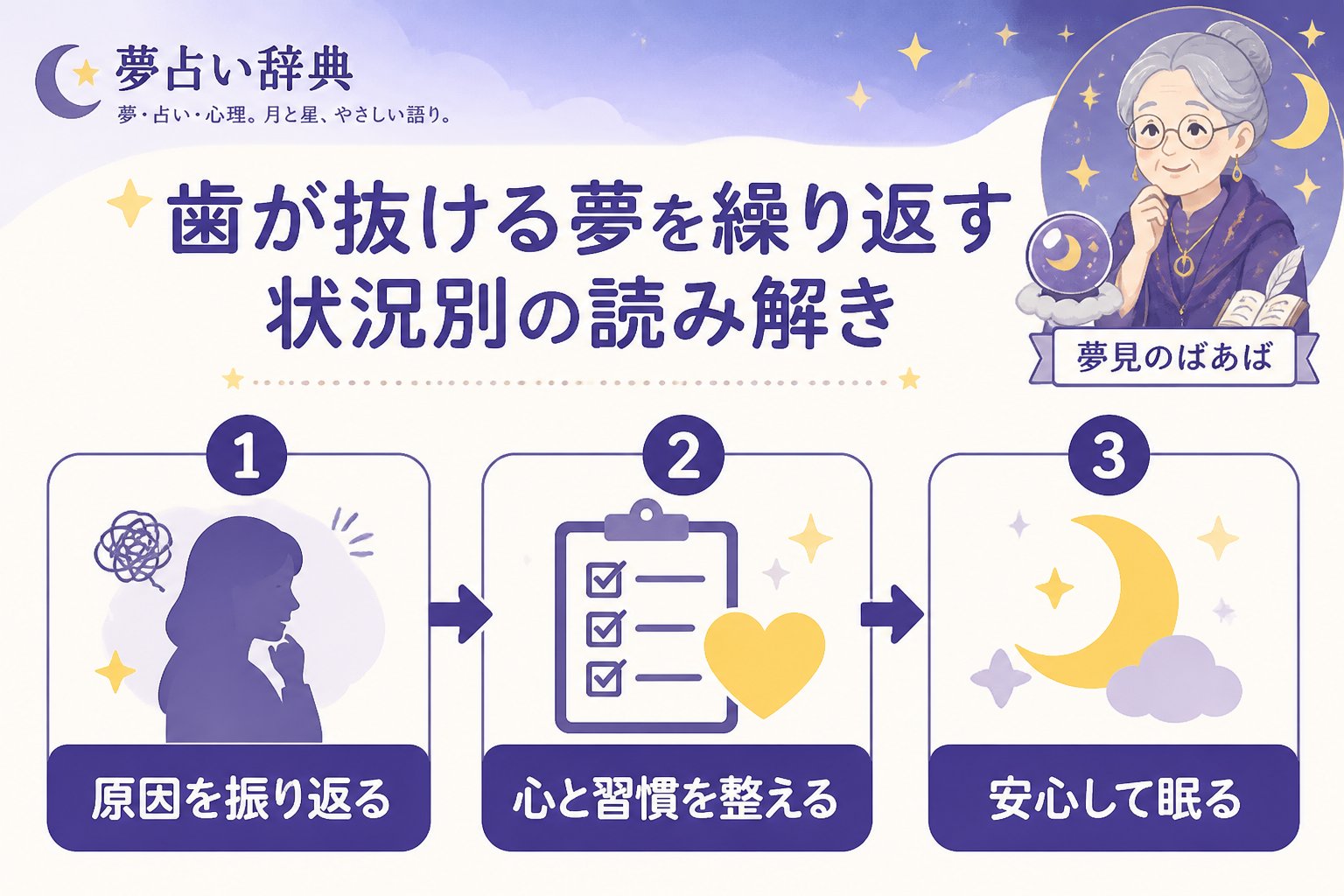 心理 歯が抜ける夢を繰り返す状況別の読み解き
