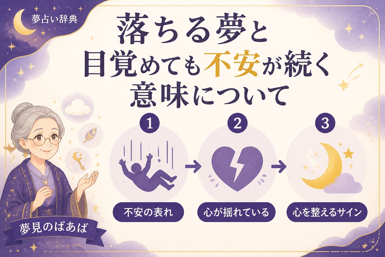 心理 落ちる夢と目覚めても不安が続く意味について