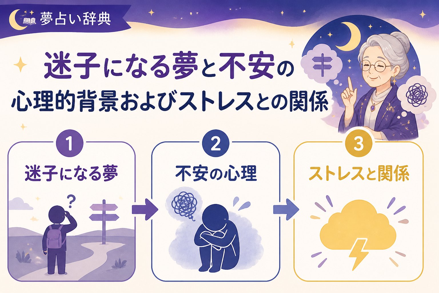 心理 迷子になる夢と不安の心理的背景およびストレスとの関係