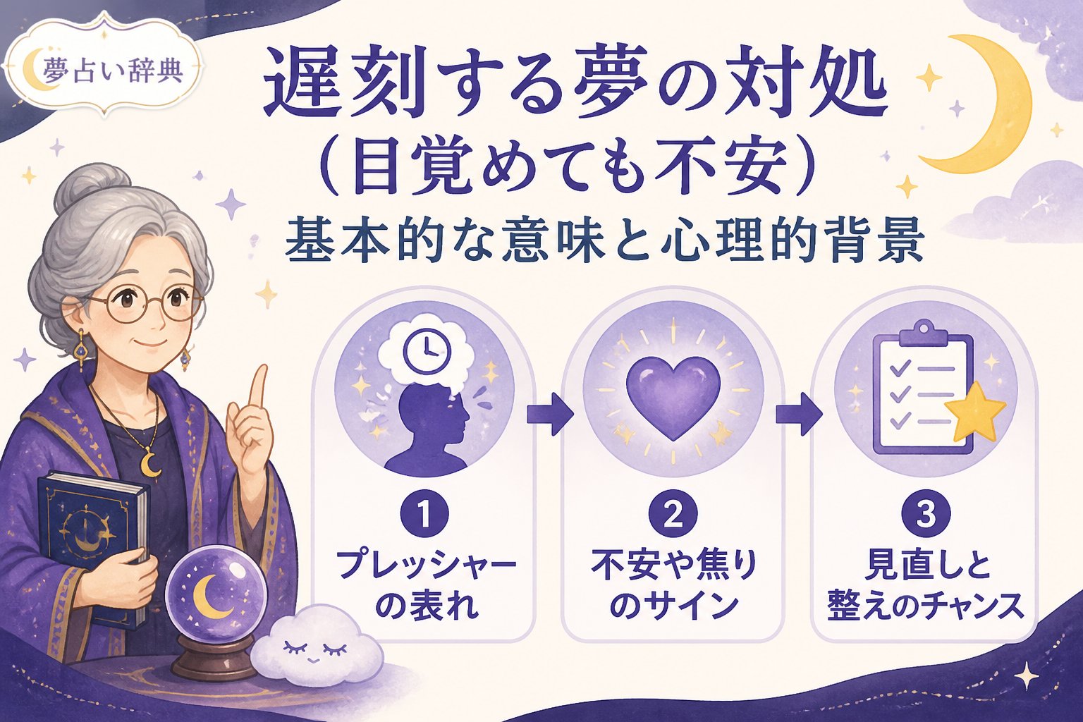 心理 遅刻する夢の対処（目覚めても不安）の基本的な意味と心理的背景