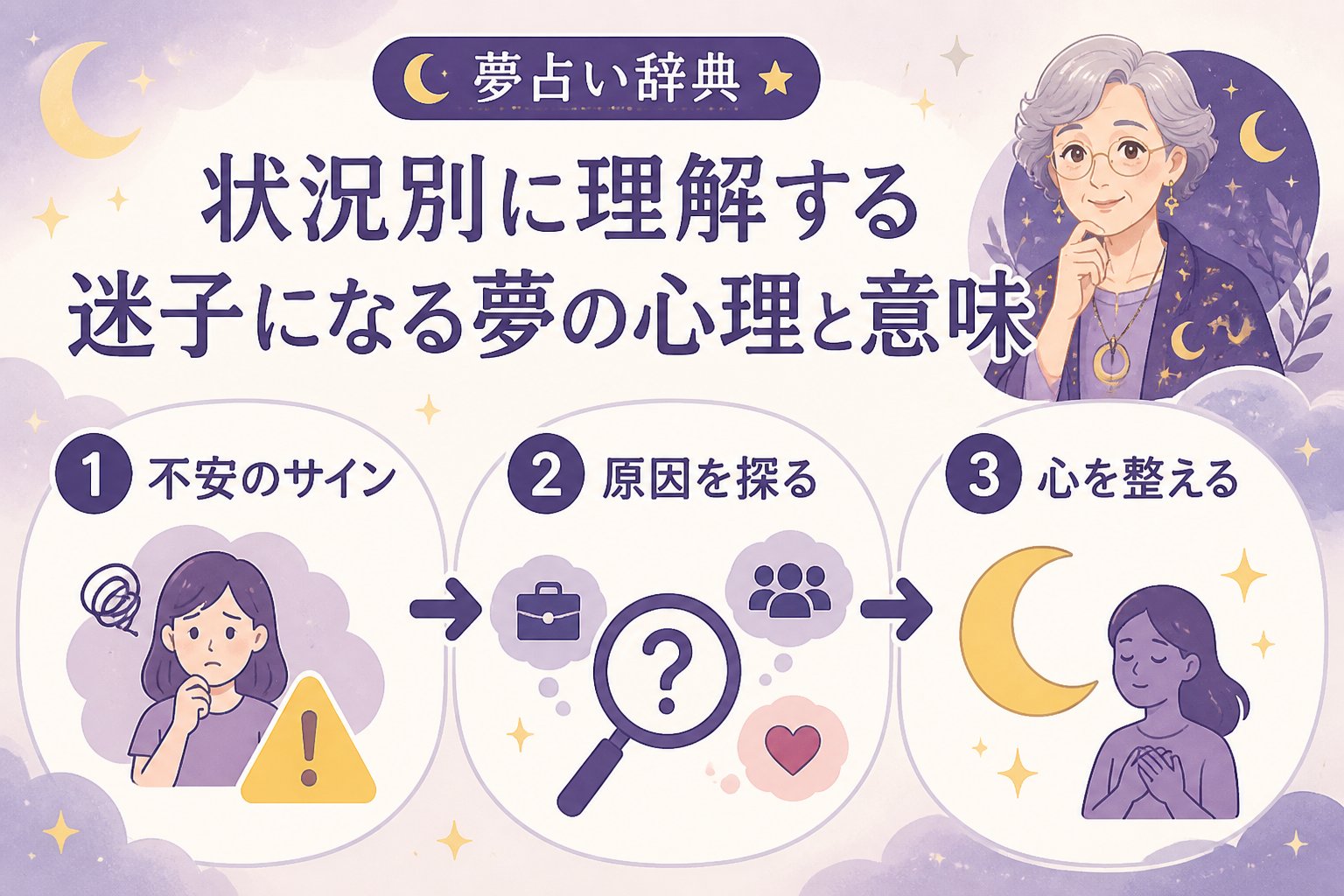 心理 状況別に理解する迷子になる夢の心理と意味