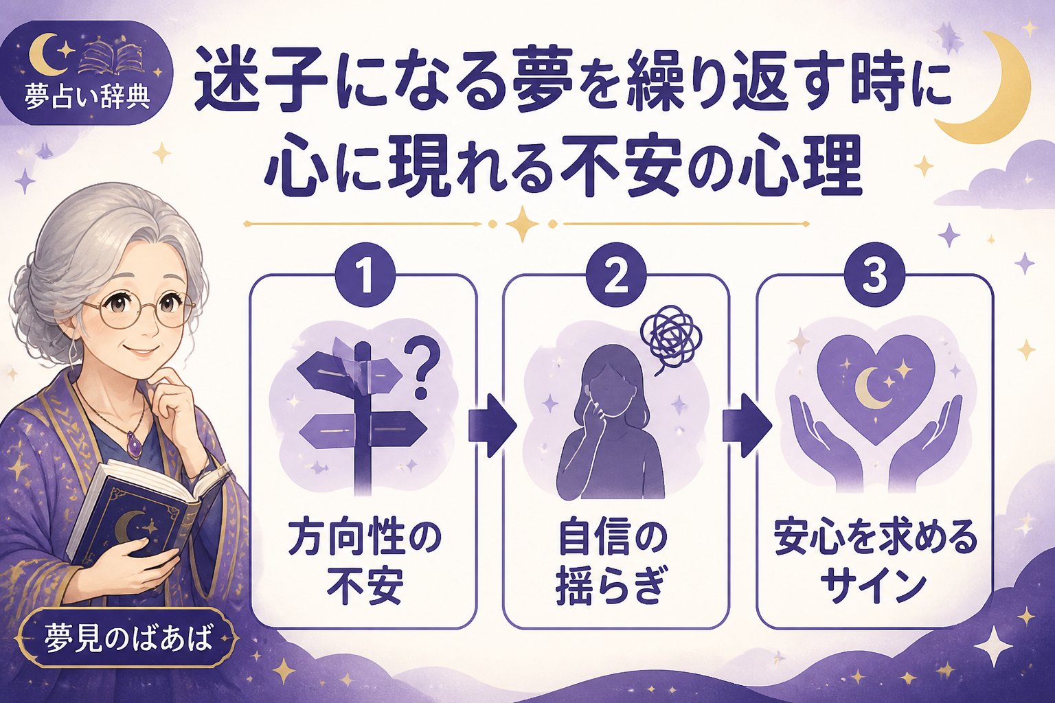 心理 迷子になる夢を繰り返す時に心に現れる不安の心理