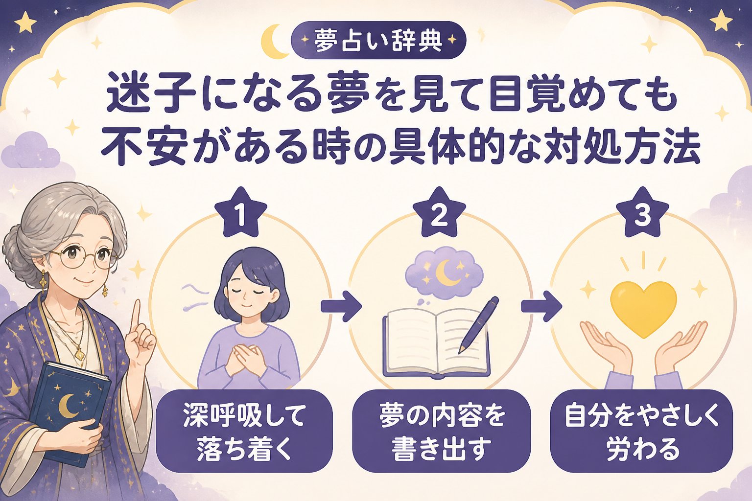 心理 迷子になる夢を見て目覚めても不安がある時の具体的な対処方法