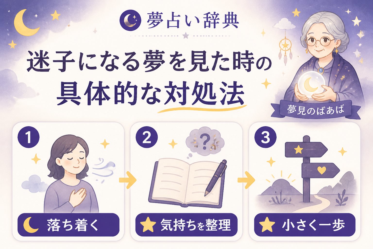 心理 迷子になる夢を見た時の具体的な対処法